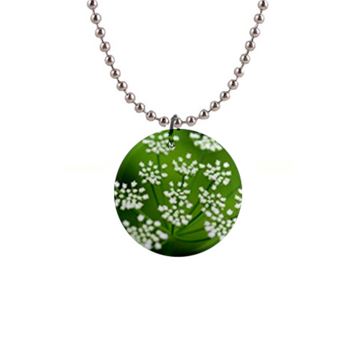 Queen Anne s Lace Button Necklace