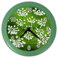 Queen Anne s Lace Wall Clock (color) by Siebenhuehner