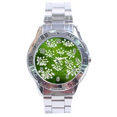 Queen Anne s Lace Stainless Steel Watch (men s) by Siebenhuehner