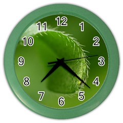 Leaf Wall Clock (color) by Siebenhuehner