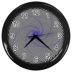 Hypnotisiert Wall Clock (black) by Siebenhuehner