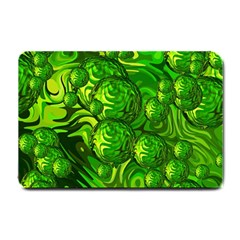 Green Balls  Small Door Mat by Siebenhuehner