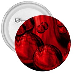 Red Bubbles 3  Button by Siebenhuehner