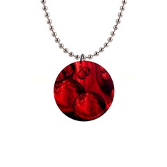 Red Bubbles Button Necklace by Siebenhuehner