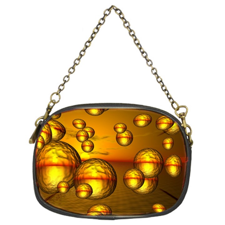 Sunset Bubbles Chain Purse (Two Sided) 