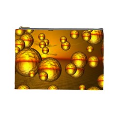 Sunset Bubbles Cosmetic Bag (large) by Siebenhuehner