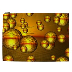 Sunset Bubbles Cosmetic Bag (xxl) by Siebenhuehner