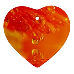 Waterdrops Heart Ornament by Siebenhuehner