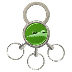 Waterdrops 3-ring Key Chain by Siebenhuehner