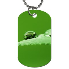 Waterdrops Dog Tag (two-sided)  by Siebenhuehner