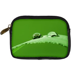 Waterdrops Digital Camera Leather Case by Siebenhuehner