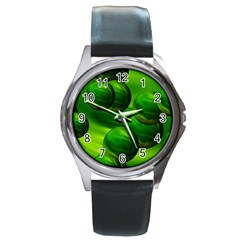 Magic Balls Round Metal Watch (silver Rim) by Siebenhuehner