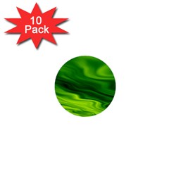 Green 1  Mini Button (10 Pack) by Siebenhuehner