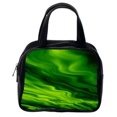 Green Classic Handbag (one Side) by Siebenhuehner