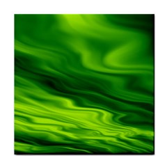 Green Face Towel by Siebenhuehner