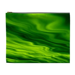 Green Cosmetic Bag (xl) by Siebenhuehner