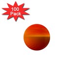 Sunset 1  Mini Button Magnet (100 pack) Front