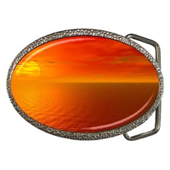 Sunset Belt Buckle (oval)