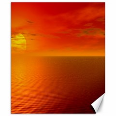 Sunset Canvas 8  X 10  (unframed)