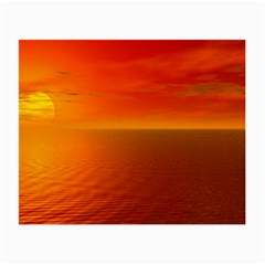 Sunset Glasses Cloth (small, Two Sided) by Siebenhuehner