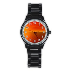 Sunset Sport Metal Watch (black) by Siebenhuehner