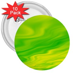 Green 3  Button (10 Pack) by Siebenhuehner