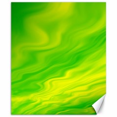 Green Canvas 8  X 10  (unframed) by Siebenhuehner
