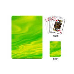 Green Playing Cards (mini) by Siebenhuehner