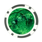 Green Bubbles Poker Chip (10 Pack) Back