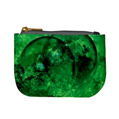 Green Bubbles Coin Change Purse by Siebenhuehner