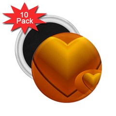 Love 2 25  Button Magnet (10 Pack) by Siebenhuehner