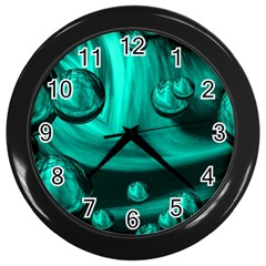 Space Wall Clock (black) by Siebenhuehner