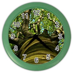 Tree Wall Clock (color) by Siebenhuehner