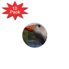 Geese 1  Mini Button (10 Pack) by Siebenhuehner