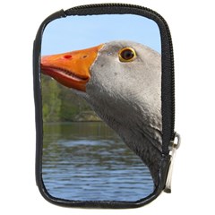 Geese Compact Camera Leather Case by Siebenhuehner