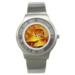 Drops Stainless Steel Watch (Unisex) Front