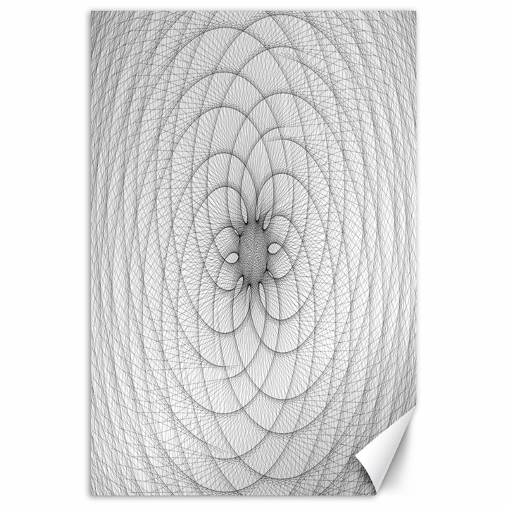 Spirograph Canvas 24  x 36  (Unframed)