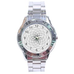 Spirograph Stainless Steel Watch (men s) by Siebenhuehner