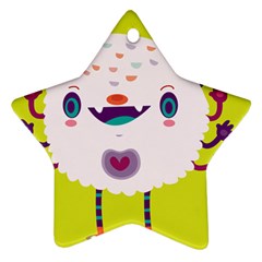 Moshi Star Ornament (two Sides) by Mjdaluz