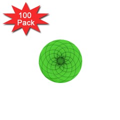 Spirograph 1  Mini Button (100 Pack) by Siebenhuehner