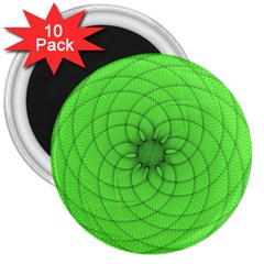 Spirograph 3  Button Magnet (10 Pack) by Siebenhuehner