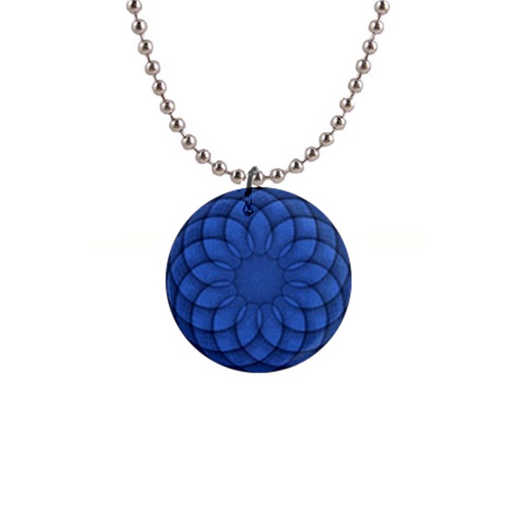 Spirograph Button Necklace