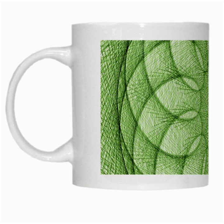 Spirograph White Coffee Mug