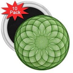 Spirograph 3  Button Magnet (10 Pack)