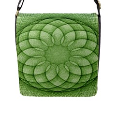 Spirograph Flap Closure Messenger Bag (large) by Siebenhuehner