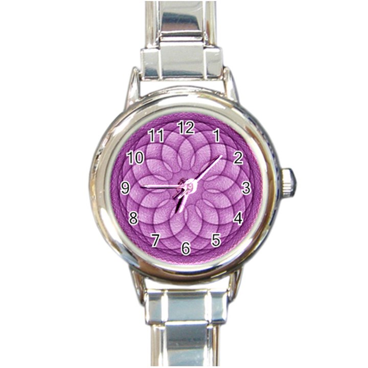 Spirograph Round Italian Charm Watch