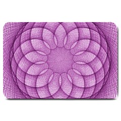 Spirograph Large Door Mat by Siebenhuehner