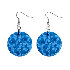 Blue1 Mini Button Earrings by 74mrfuture