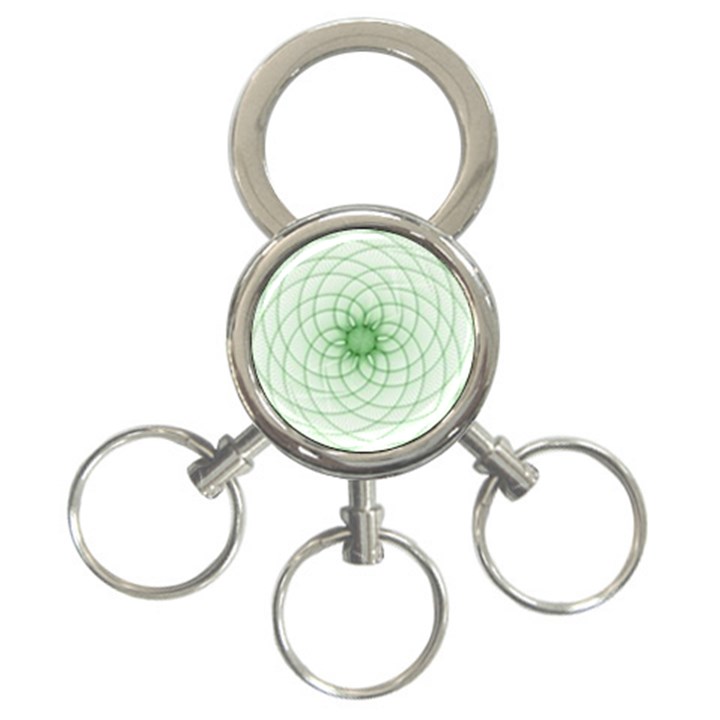 Spirograph 3-Ring Key Chain