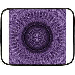 Mandala Mini Fleece Blanket (two Sided) by Siebenhuehner